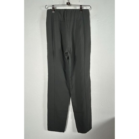 Oska Womens Dark Gray Straight Leg Trousers Pants Size 1 Stretch Elastic Waist - Picture 2 of 10